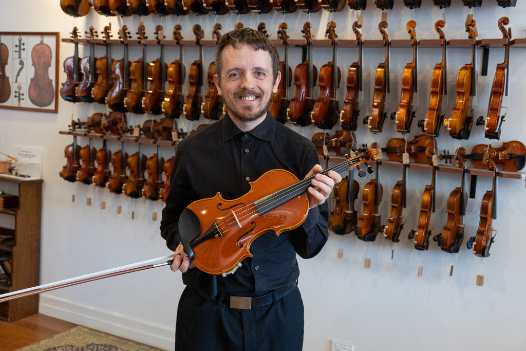 Master Marco Piccinotti violin demonstration by Markiyan Melnychenko