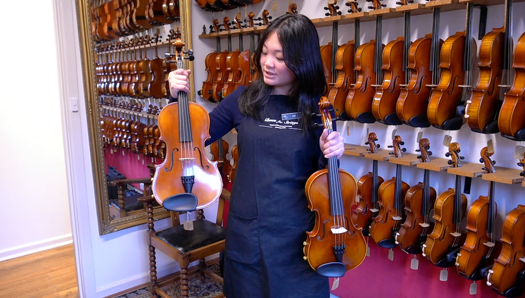 Video comparison: 14" violas for progressing students
