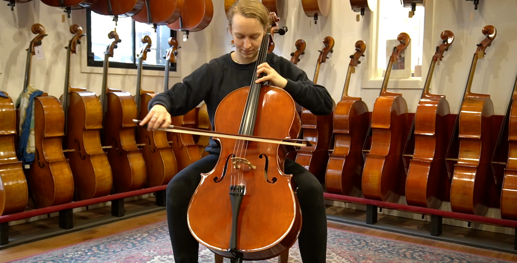 All new Jay Haide cello - the Goffriller Euro Wood Statue