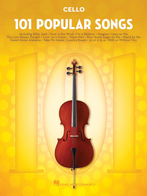 101 Popular Songs for Cello