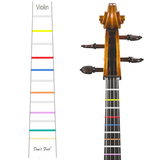 Don't Fret Violin 1/16 Size - Finger Placement Decal