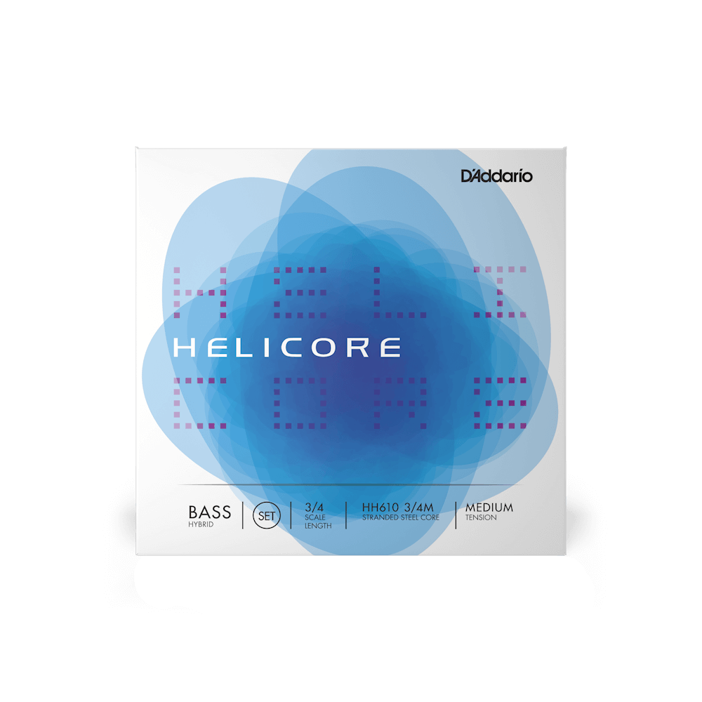D'Addario Helicore Hybrid Bass String Set 3/4