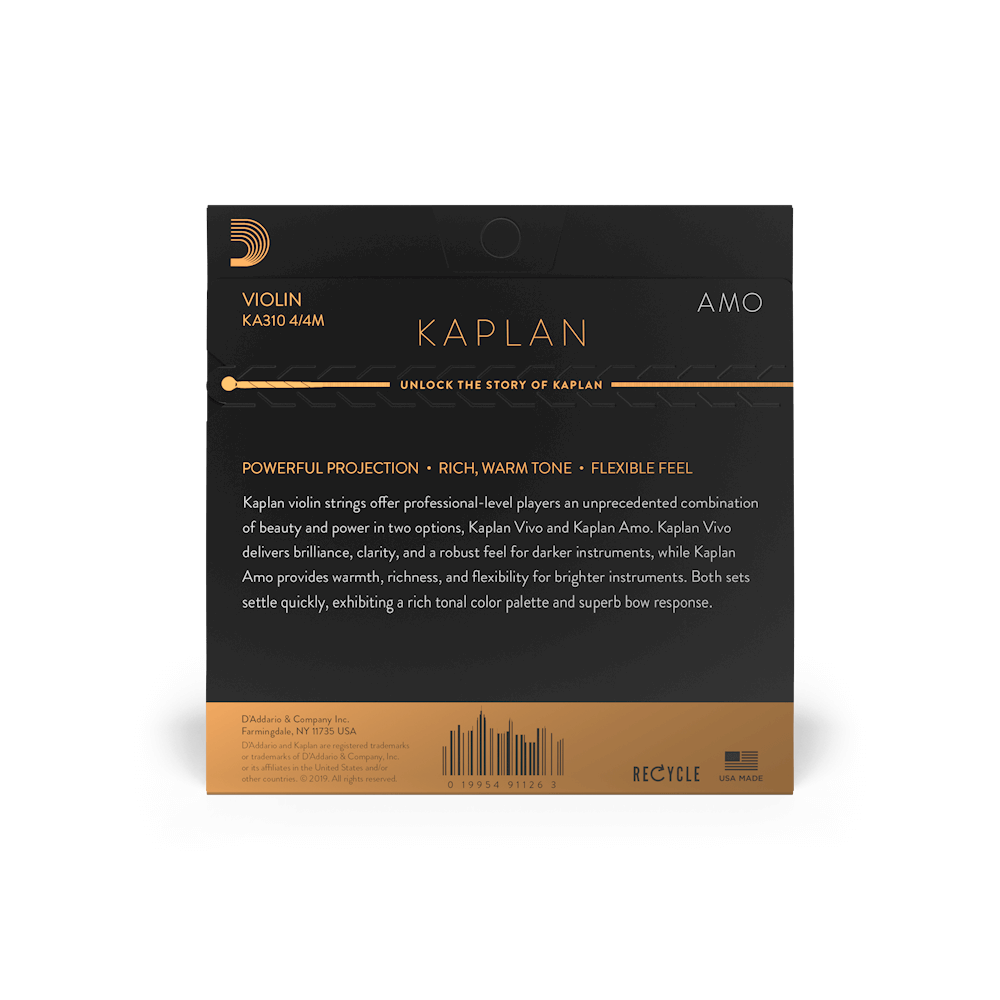 D'Addario Kaplan Amo Violin String Set 4/4
