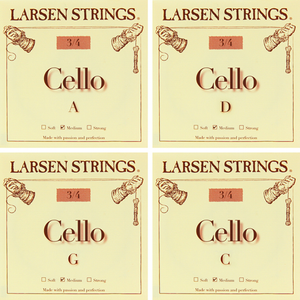 Larsen Cello, (Med) Set, 3/4