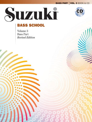 Suzuki Bass School Bass Part & CD, Volume 3