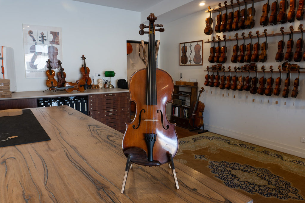 From the golden age of French violin making: a 1912 Charles Collin-Mezin fils violin.