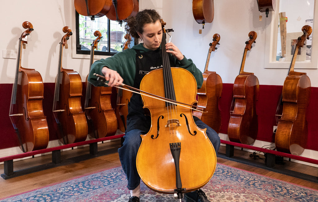 Heinrich Gill W2 Cello demonstration