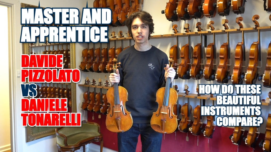 Daniele Tonarelli and Davide Pizzolato violin comparison - the Master amd the Apprentice