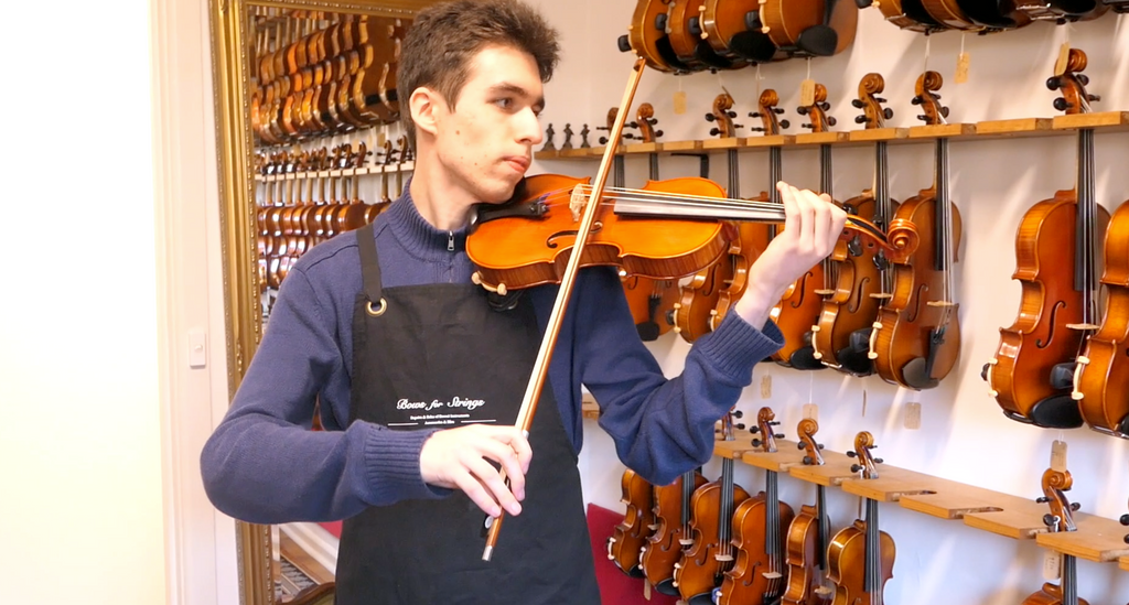 Video: Beautiful handmade Wolfgang Schnabl German Violin (2008)