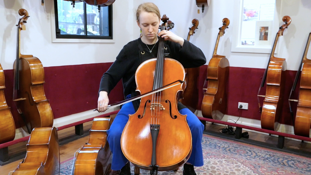 Heinrich Gill and Jay Haide cello comparison