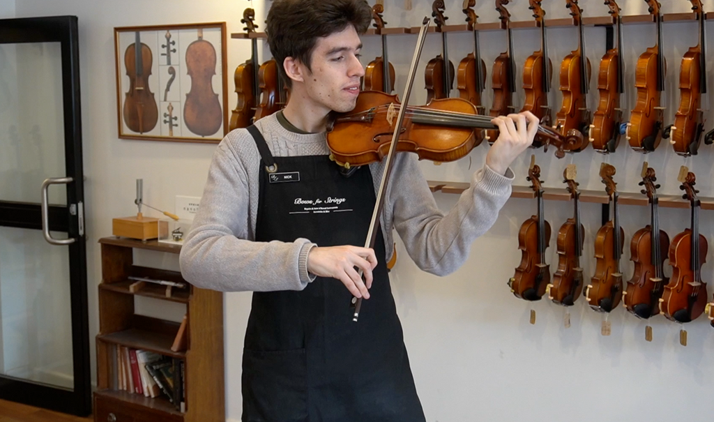 Video: Andrea Shudtz Italian handmade master violin