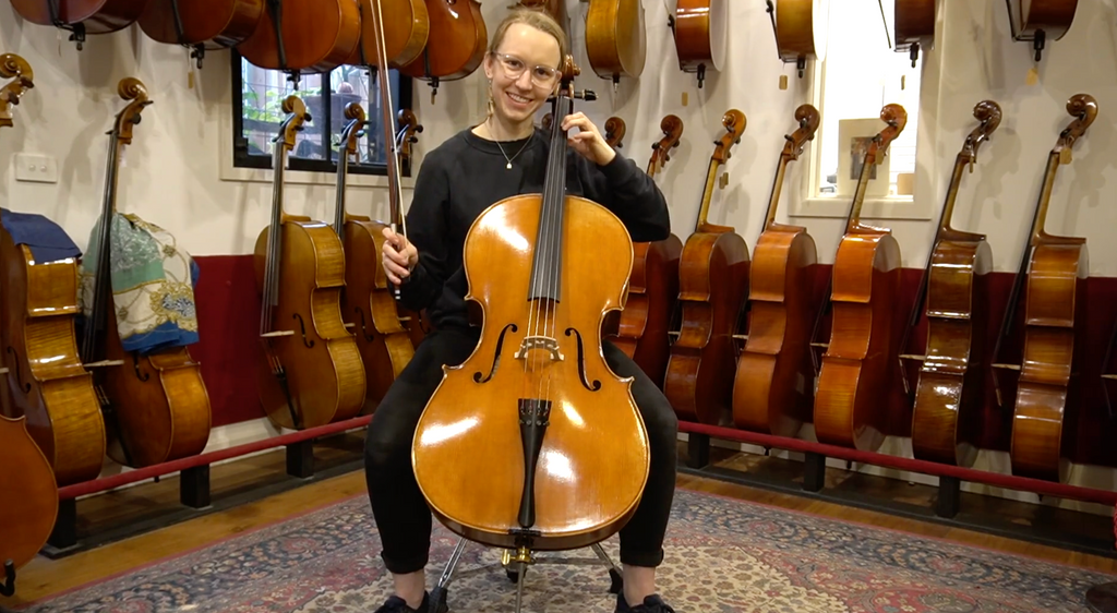 Movie themed Master Bernd Dimbath E CLASS cello demonstration