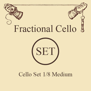 Larsen Cello, (Med) Set, 1/8