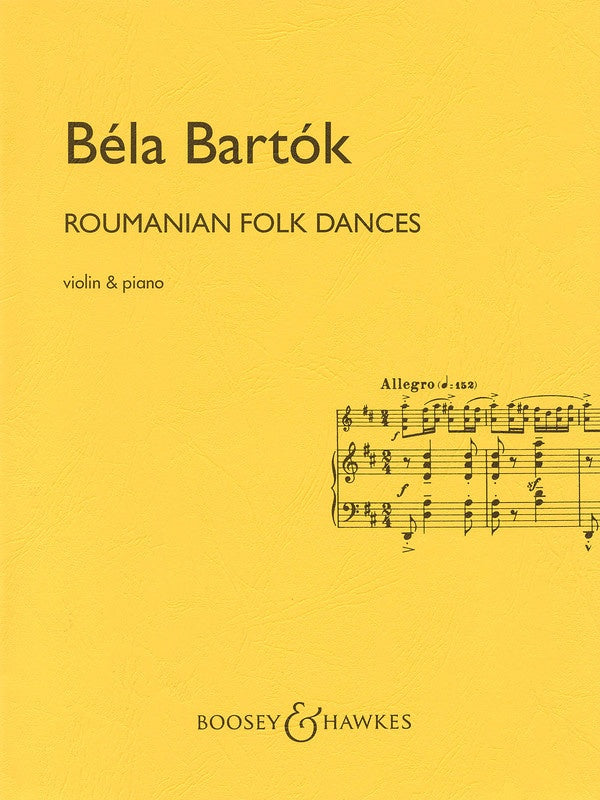 Bartok Roumanian Folk Dances Violin/Piano (Boosey & Hawkes)