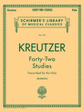 Kreutzer 42 Studies Transcribed for the Viola
