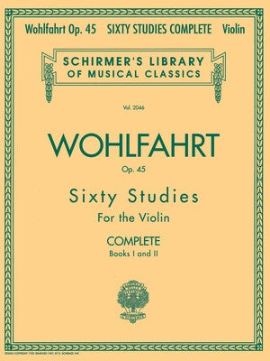 Wohlfahrt 60 Studies, Op. 45 - Complete Books 1&2