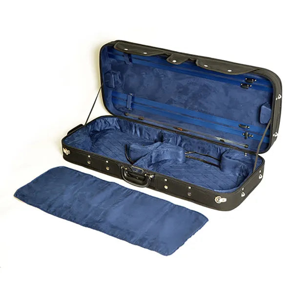 HQ Violin/Viola Double Case Woodshell Black/Blue
