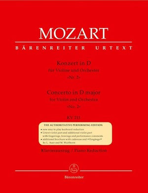 Mozart Violin Concerto No. 2 in D major K 211