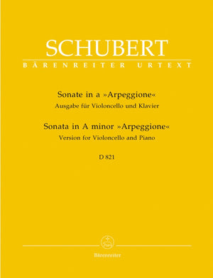 Schubert - Sonata in A minor "Arpeggione" Cello/Piano (Bärenreiter)
