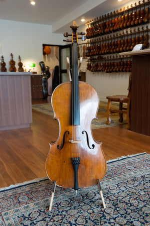 3/4 Antique German Cello circa 1890