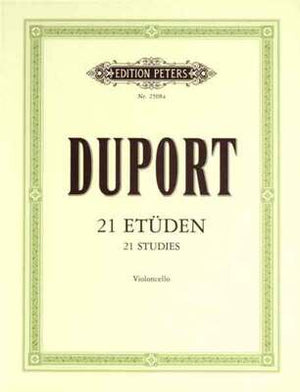 Duport 21 Studies for Cello