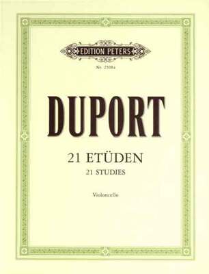 Duport 21 Studies for Cello