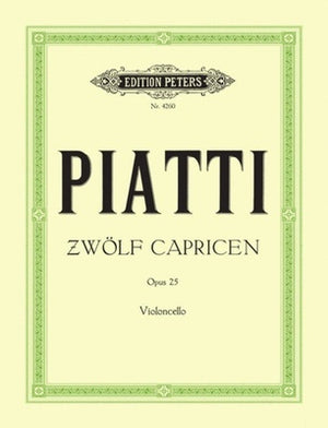 Piatti 12 Caprices Op. 25