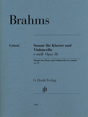 Brahms Sonata in E minor Op. 38 for Violoncello and Piano