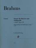 Brahms Sonata in E minor Op. 38 for Violoncello and Piano