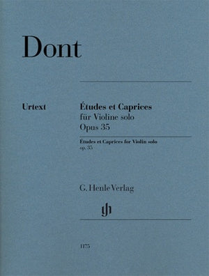 Dont Etudes and Caprices for Violin Solo Op. 35