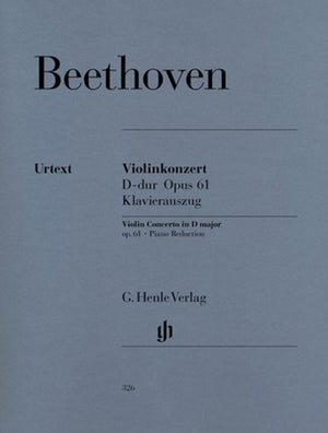 Beethoven Concerto D major Op. 61 for Violin and Orchestra