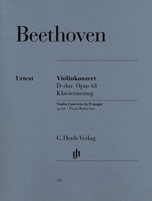 Beethoven Concerto D major Op. 61 for Violin and Orchestra