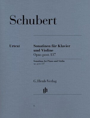 Schubert Sonatinas for Piano and Violin Op. post. 137