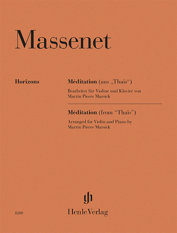 Massenet - Meditation (from Thaïs) Violin/Piano (Henle)
