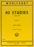 Wohlfahrt 60 Studies Op. 45 Book 1 - Viola