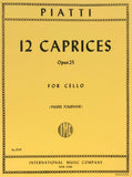 Piatti 12 Caprices Op. 25 for Cello (IMC)