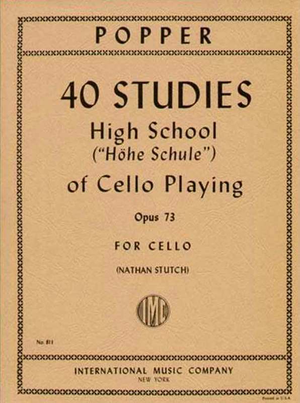 40 Studies High School of Cello Playing Op. 73