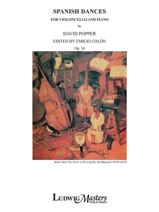 Popper - Spanish Dances Op. 54 Cello/Piano (Ludwig Masters)