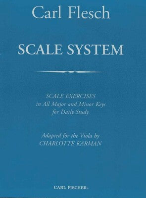Carl Flesch Scale System - adapted for Viola