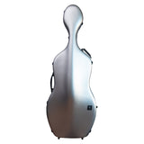 MJ Polycarbonate Cello Case with wheels - 1/2