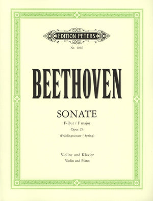 Beethoven - Sonata in F Major Op. 24 "Spring" Violin/Piano (Peters)
