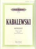 Kabalevsky - Concerto in C Major Op. 48 Violin/Piano (Peters)