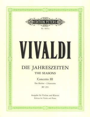 Vivaldi The Four Seasons Op. 8 No. 3 In F Major 'Autumn'