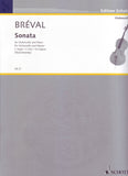 Bréval - Sonata in C from Op. 40 Cello/Piano (Schott)