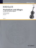 Praeludium & Allegro in the Style of Pugnani - Viola/Piano (Schott)