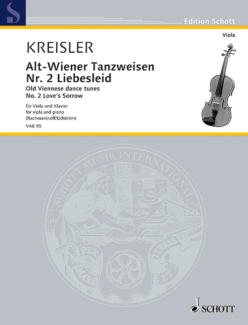 Kreisler - Liebesleid arr. viola/piano (Schott)