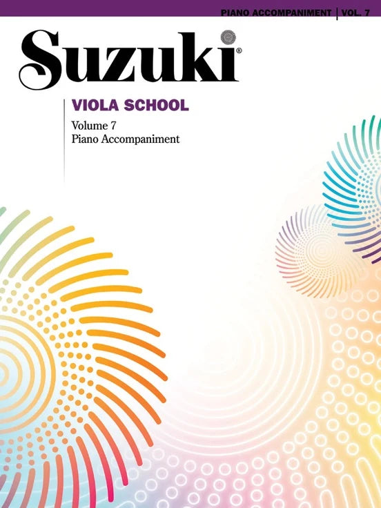 Suzuki Viola School Volume 7 Piano Accompaniment