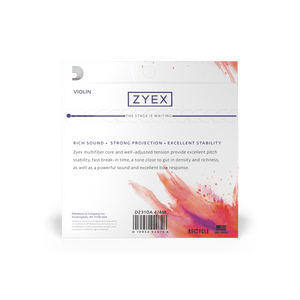 D'Addario Zyex Violin String Set 4/4