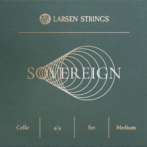 Larsen Sovereign Cello String Set - 4/4 Medium
