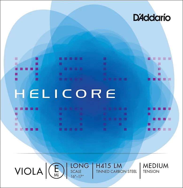 D'Addario Helicore Single E String, Long Scale, Medium Tension Viola